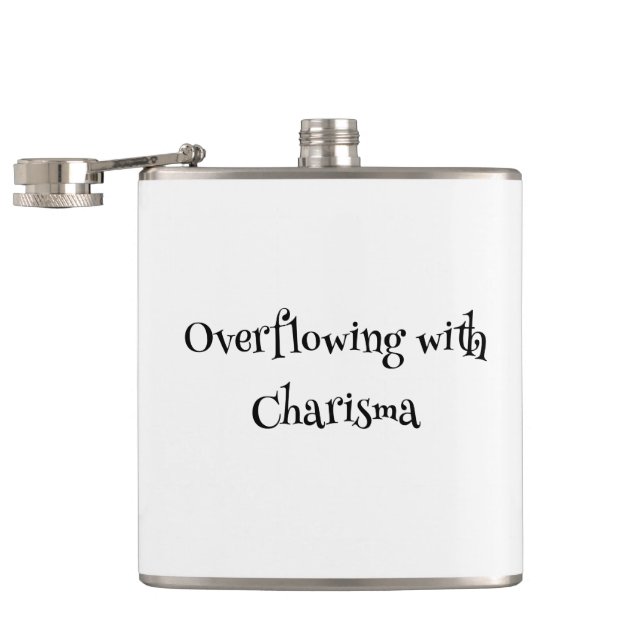 Cantil Sobrecarga com Carisma Vinyl Wrapface Flask (Aberto)