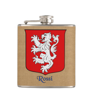 Cantil Sobrenome Italiano Rossi Heraldic Shield