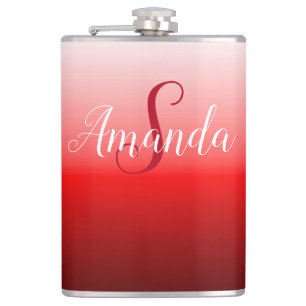 Cantil Sombras do Flask Vermelho Personalizado