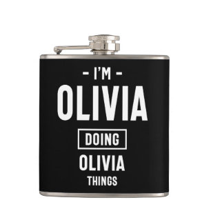 Cantil Sou Olivia Fazendo Olivia Coisas T-Shirt Novelty H