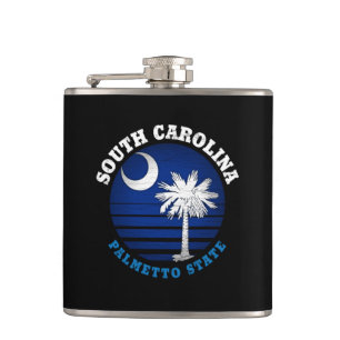 CANTIL SOUL CAROLINA PALMETTO STATE FLAG HIP FLASK