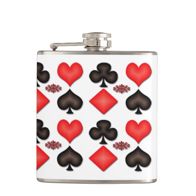 Cantil Spades Hearts Diamantes Clubs Padrão (Frente)
