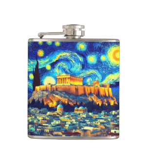 Cantil Starry Night Acropolis Athens Grécia