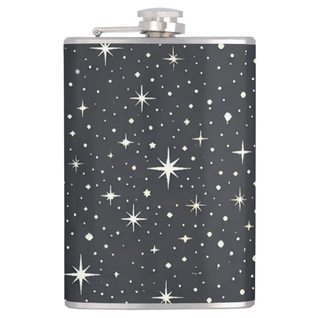 Cantil Starry Night   Vinyl Wrapped Flask (Frente)