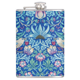 Cantil Strawberry Thef Blue, William Morris Flask