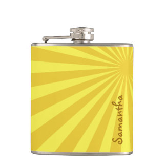 Cantil Sunburst Amarelo "Adicionar seu nome"