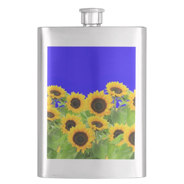 Cantil Sunflower Flask Ucraniano Flag Colors (Frente)