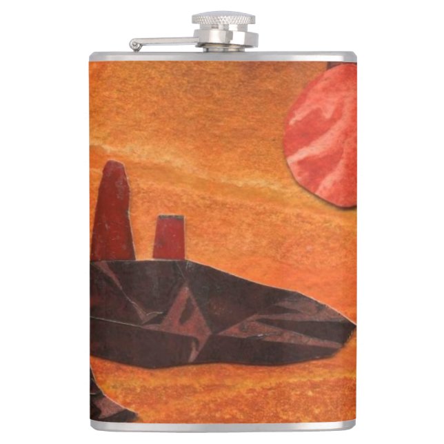 Cantil Suns duplos "Mares de Fogo" do SciFi, mundo dos ma (Frente)