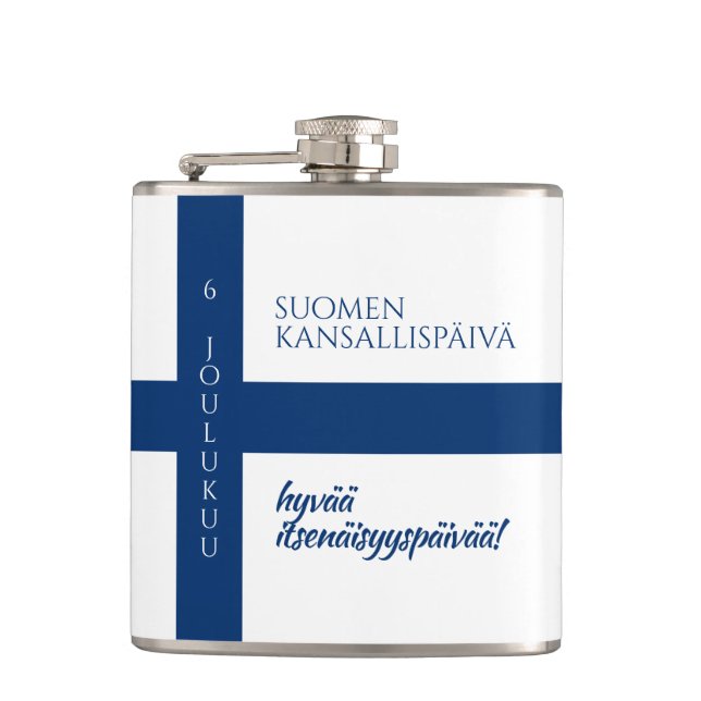 Cantil Suomen Kansallispäivä Bandeira do Dia Nacional da  (Frente)