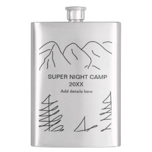 Cantil Super acampamento verão inverno adicionar nome ano