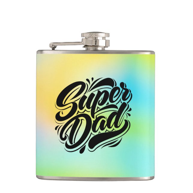 Cantil Super Dad Hero Tipografia Design-67888 (Frente)