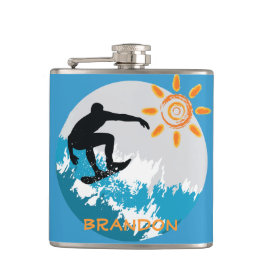 Cantil Surfing Design Flask