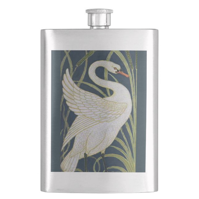 Cantil Swan Art Nouveau Dois Swans (Frente)