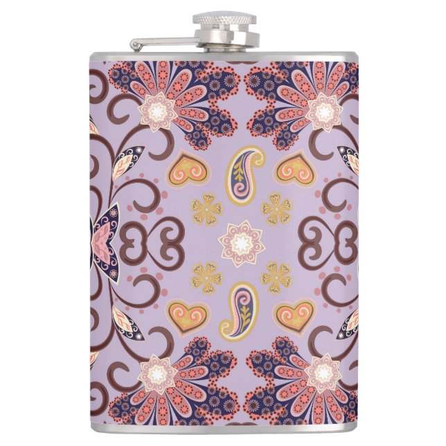 Cantil Tablete floral indiana: adorável padrão pastel (Frente)