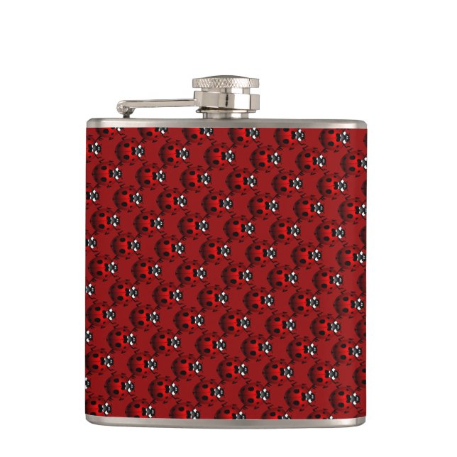 Cantil Tabuleiro Ladybug Art Flask Personalizado Ladybug  (Frente)
