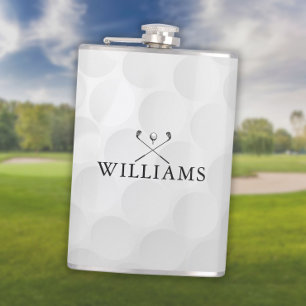 Cantil Tacos de Nome Personalizado de Golfe e Bola