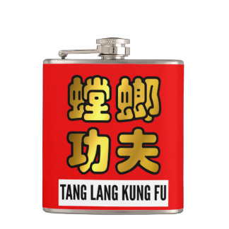 Cantil Tang Lang Rezando Mantis Kung Fu Dourado Selo