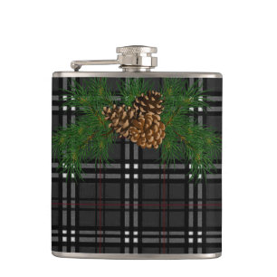Cantil Tartan preto-e-Cinza-pinho