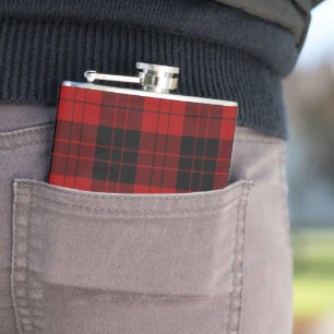 Cantil Tartan Xadrez Clan Erskine Vermelho Verde