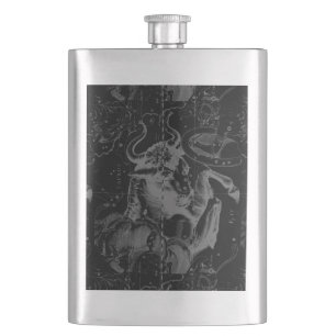 Cantil Taurus Constulation Map Hevelius 1690 em preto