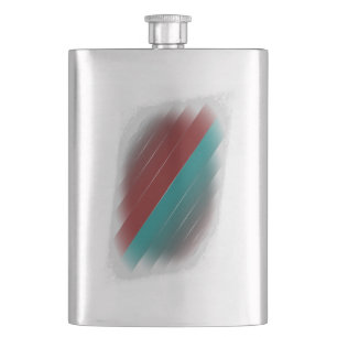 Cantil Té verde burgundy sobre cinza