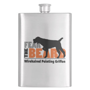 Cantil Tema a barba - apontar Griffon Wirehaired