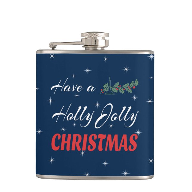 Cantil Tenha um Natal Holly Jolly (Frente)