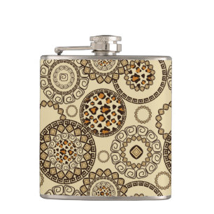 Cantil Teste padrão africano 3 da pele da chita