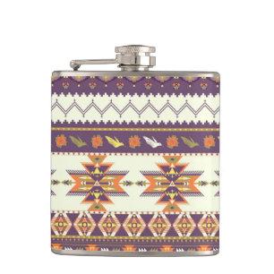 Cantil Teste padrão asteca colorido