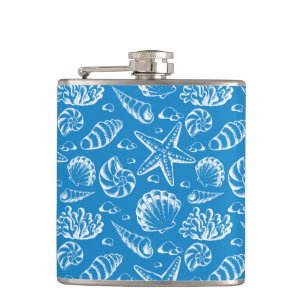 Cantil Teste padrão azul da praia