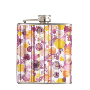 Cantil Teste padrão branco listrado manchado