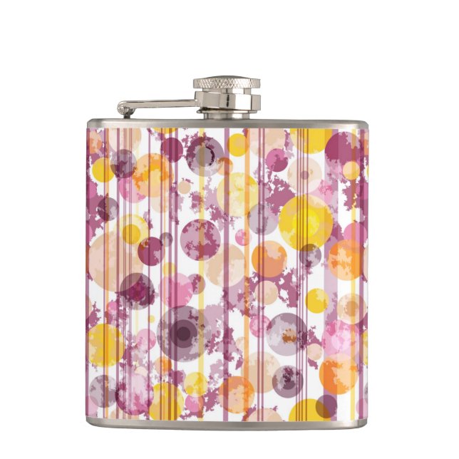 Cantil Teste padrão branco listrado manchado (Frente)