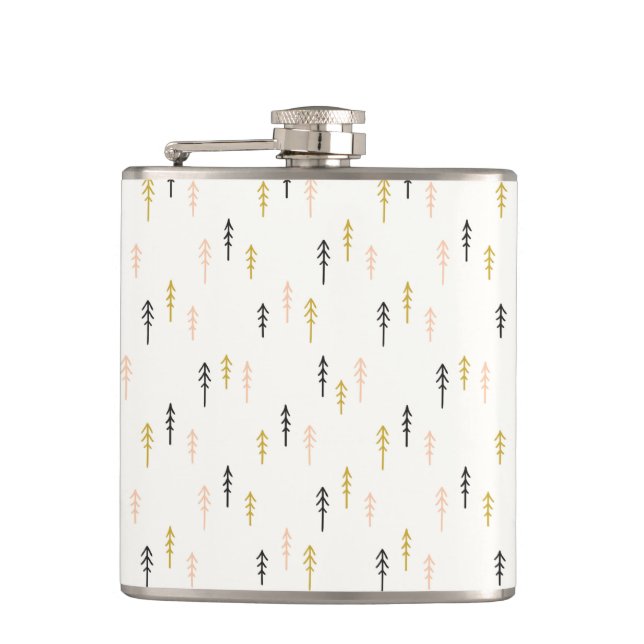 Cantil Teste padrão da floresta da árvore de Natal (Frente)