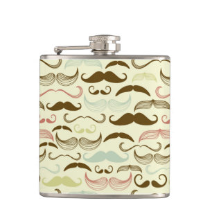 Cantil Teste padrão do bigode, estilo retro 4