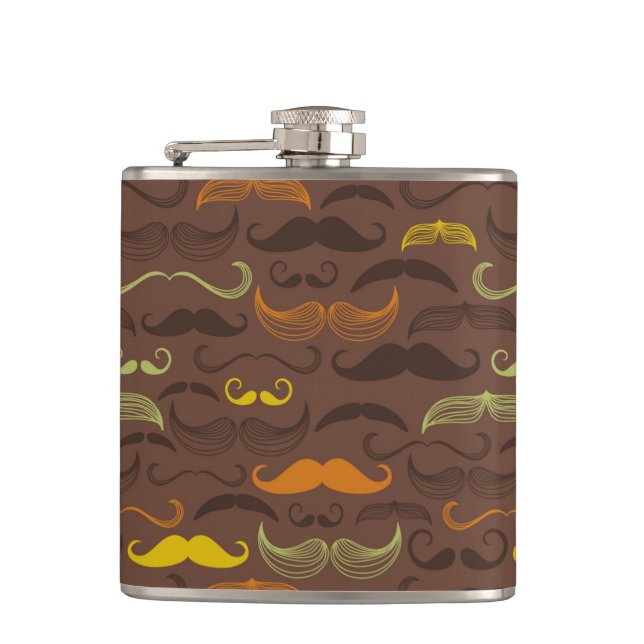 Cantil Teste padrão do bigode, estilo retro 5 (Frente)
