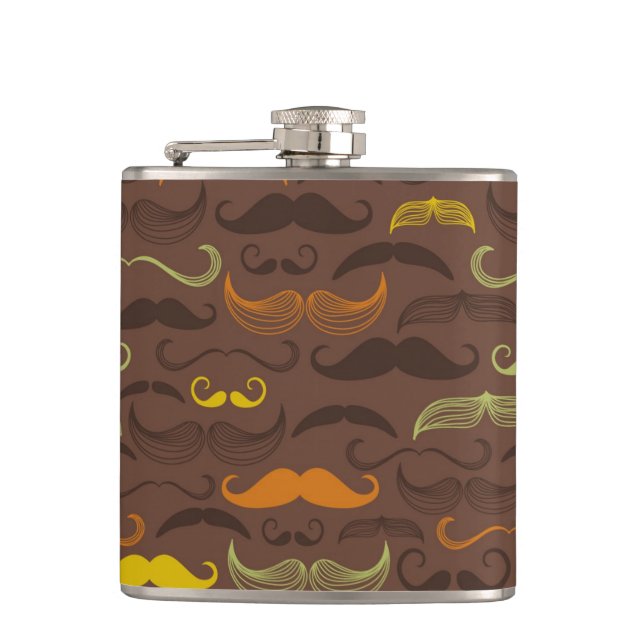 Cantil Teste padrão do bigode, estilo retro 5 (Frente)