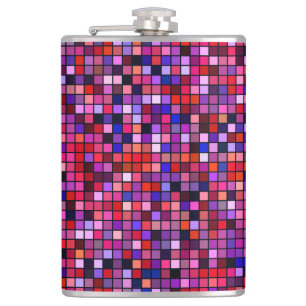 Cantil Teste padrão do vermelho, o cor-de-rosa e o azul