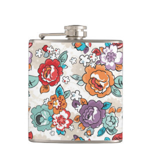 Cantil Teste padrão floral 5 da elegância abstrata