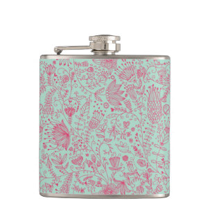 Cantil Teste padrão floral bonito do verão