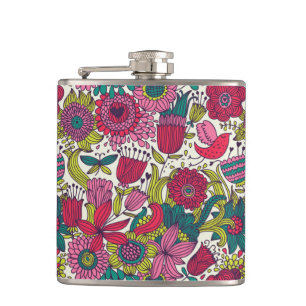 Cantil Teste padrão floral brilhante