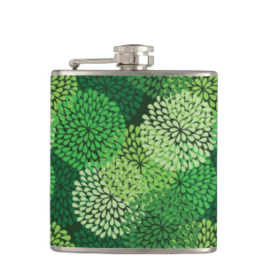 Cantil Teste padrão floral verde