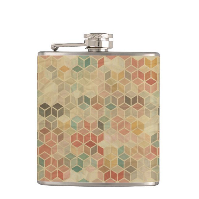 Cantil Teste padrão geométrico retro 5 (Frente)