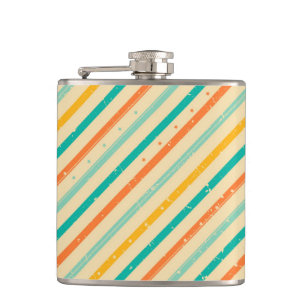 Cantil Teste padrão listrado do grunge retro