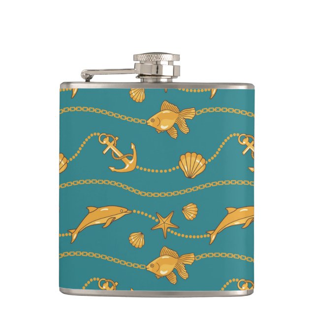 Cantil Teste padrão náutico Dourado (Frente)