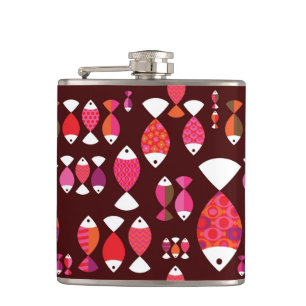 Cantil Teste padrão subaquático dos peixes retros