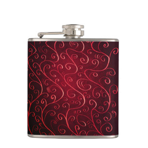 Cantil Teste padrão vermelho Textured elegante lunático