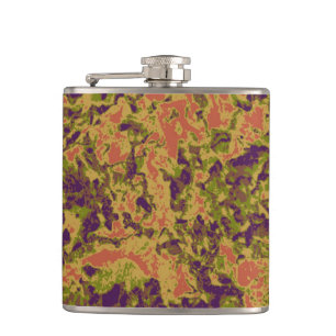 Cantil Teste padrão vibrante da camuflagem da flor
