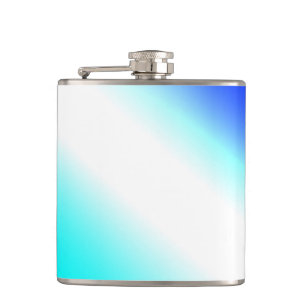 Cantil Texto azul verde do arco-íris abstrato