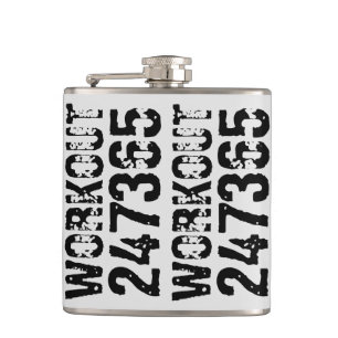 Cantil Texto vestido e arranhado Workout 247365 preto