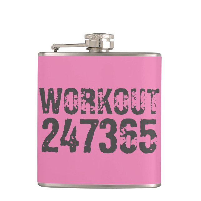 Cantil Texto vestido e arranhado Workout 247365 rosa (Frente)